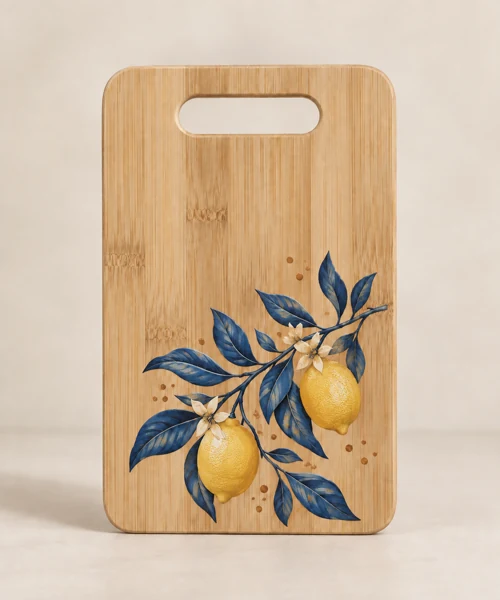 Personalised chopping board · Raised print · AI preview