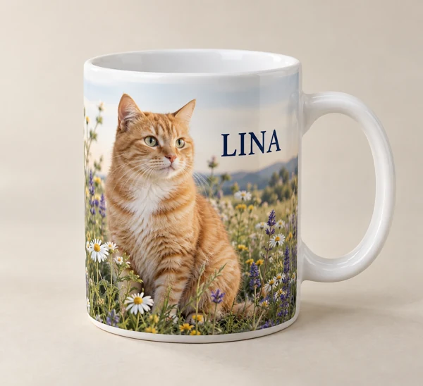 Photo mug · Flat print · AI preview