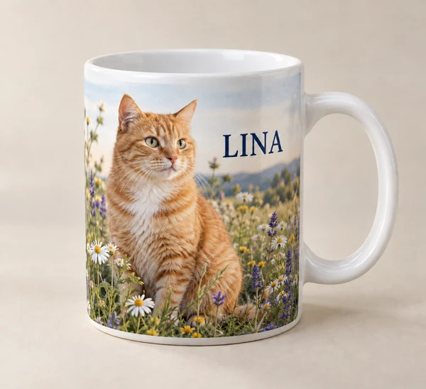 Photo mug · Raised print · AI preview