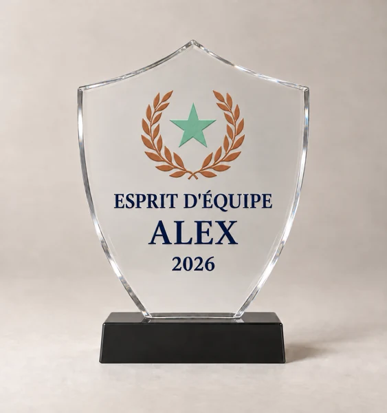 Trophy of the season · Raised print · AI preview