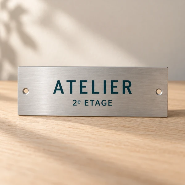 Letterbox and entryphone plates · Flat print · AI preview