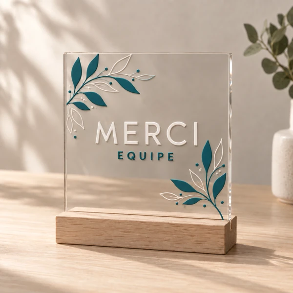 Trophies and awards · Raised print · AI preview