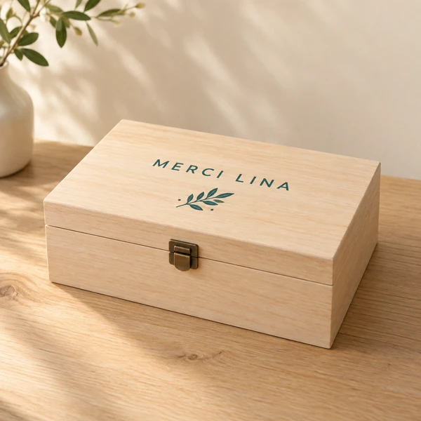 Boxes and gifts for volunteers · Flat print · AI preview