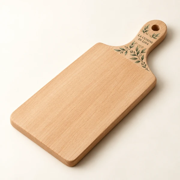 Chopping board, “… 's kitchen” · Flat print · AI preview