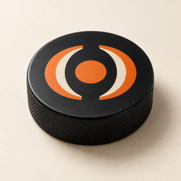 Balls, pucks, discs: marking on the flat · Flat print · AI preview