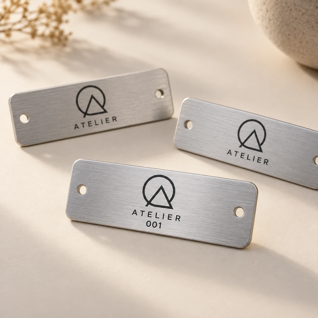 Brand plates for your creations
