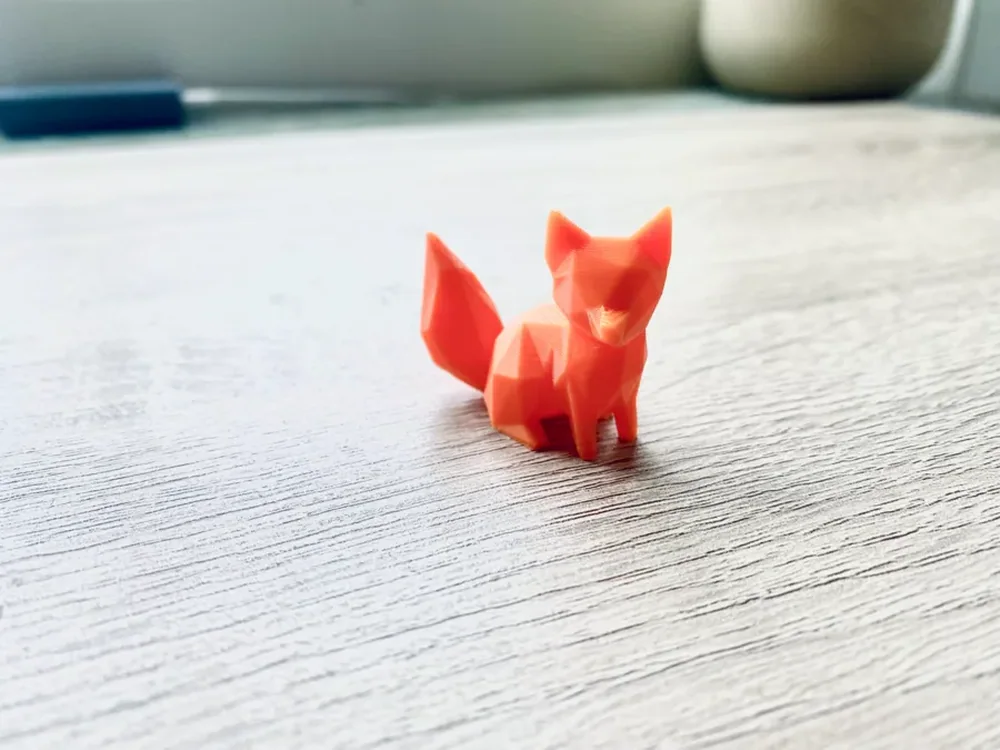 Low-Poly-Tierfigur