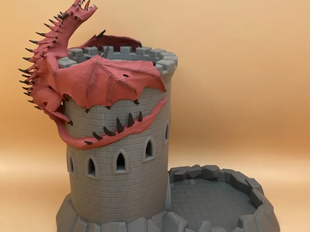 Torre per dadi e organizer da gioco