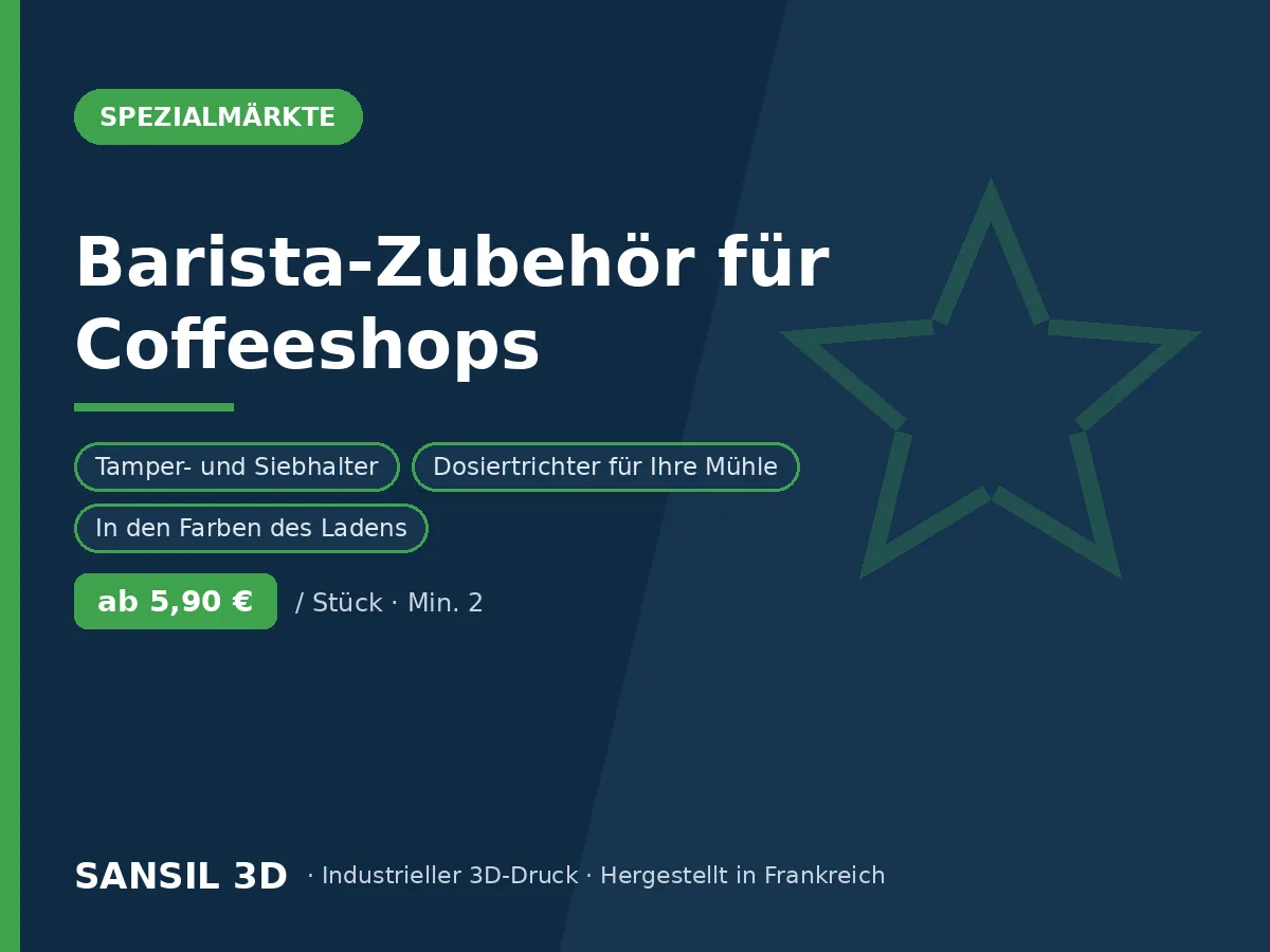 Barista-Zubehör für Coffeeshops