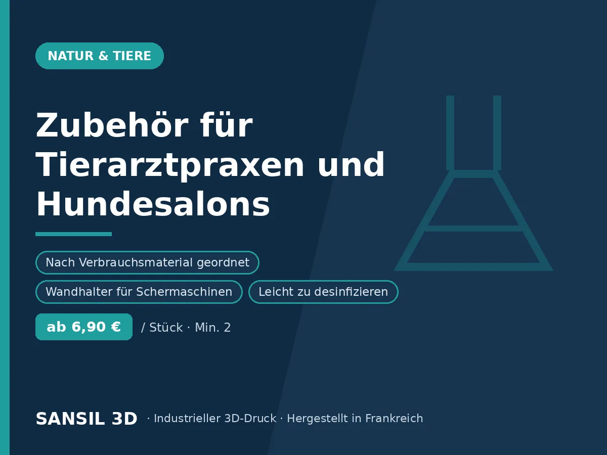 Zubehör für Tierarztpraxen und Hundesalons