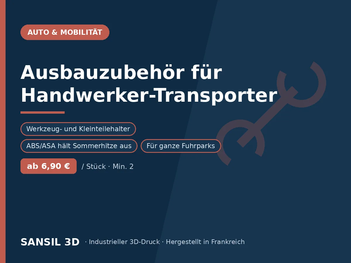 Innenausbau von Handwerkerfahrzeugen
