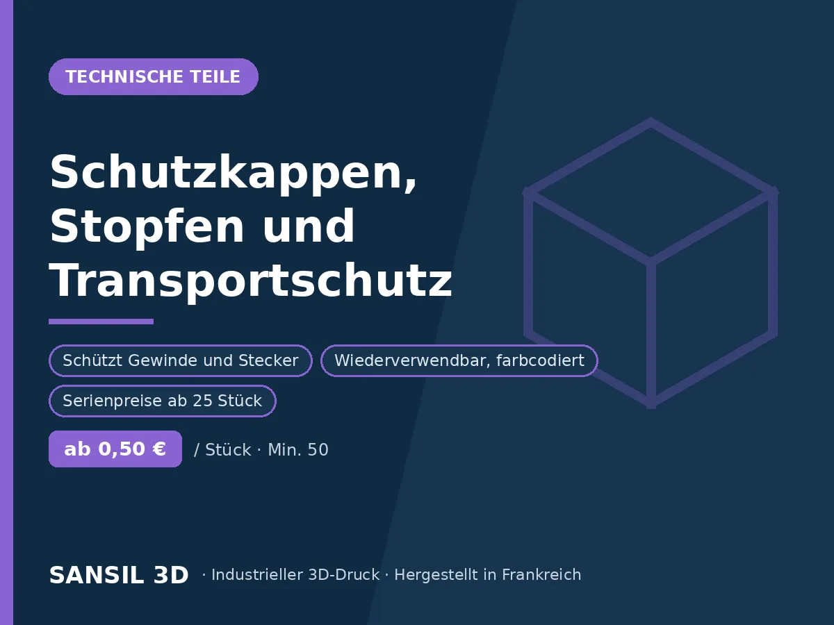 Stopfen, Abdeckungen und Transportschutz nach Maß