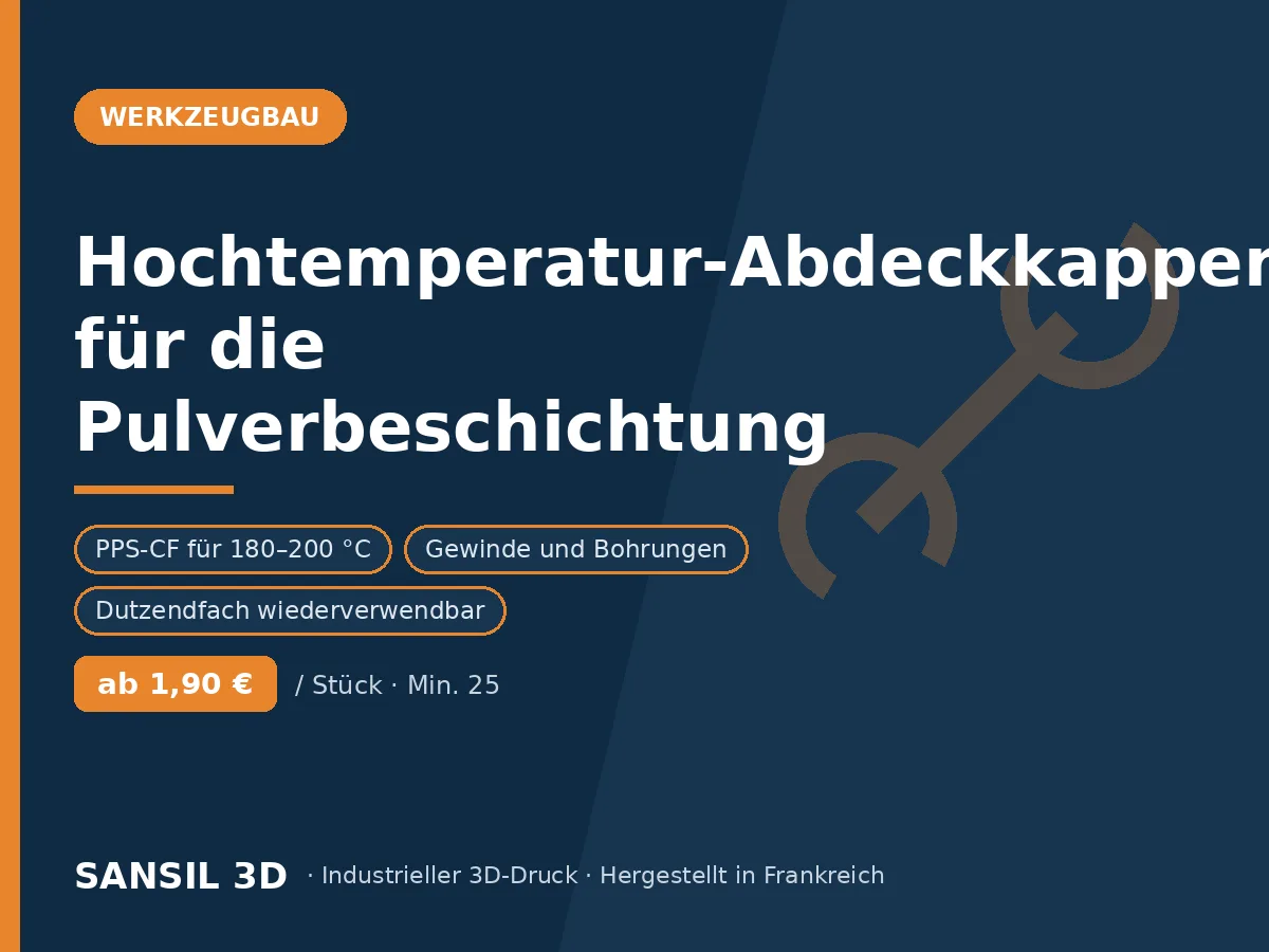 Hochtemperatur-Abdeckkappen und Maskierstopfen für die Pulverbeschichtung