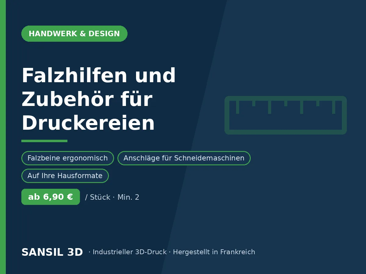 Anlagen, Linealhilfen und Weiterverarbeitungszubehör für Druckereien