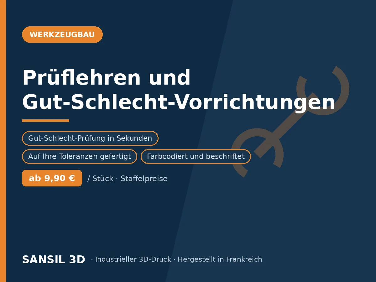 Prüflehren und Gut/Schlecht-Lehren nach Maß