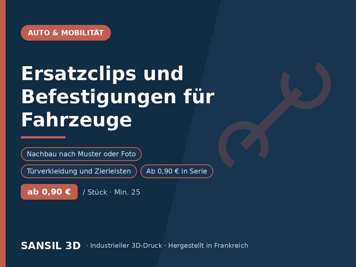 Clips, Klammern und Kfz-Befestigungen als Ersatzteil