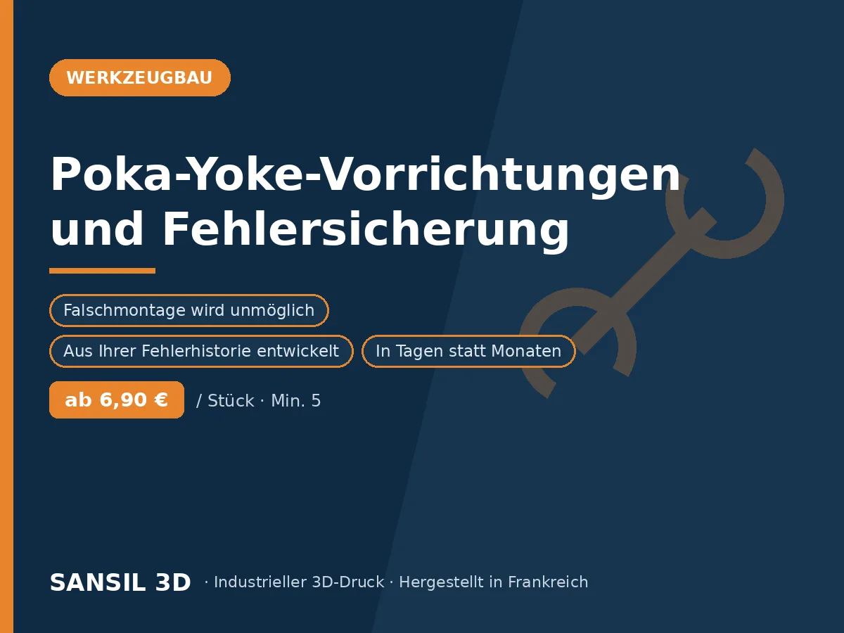Verwechslungsschutz und Poka-Yoke-Vorrichtungen für Fertigungslinien