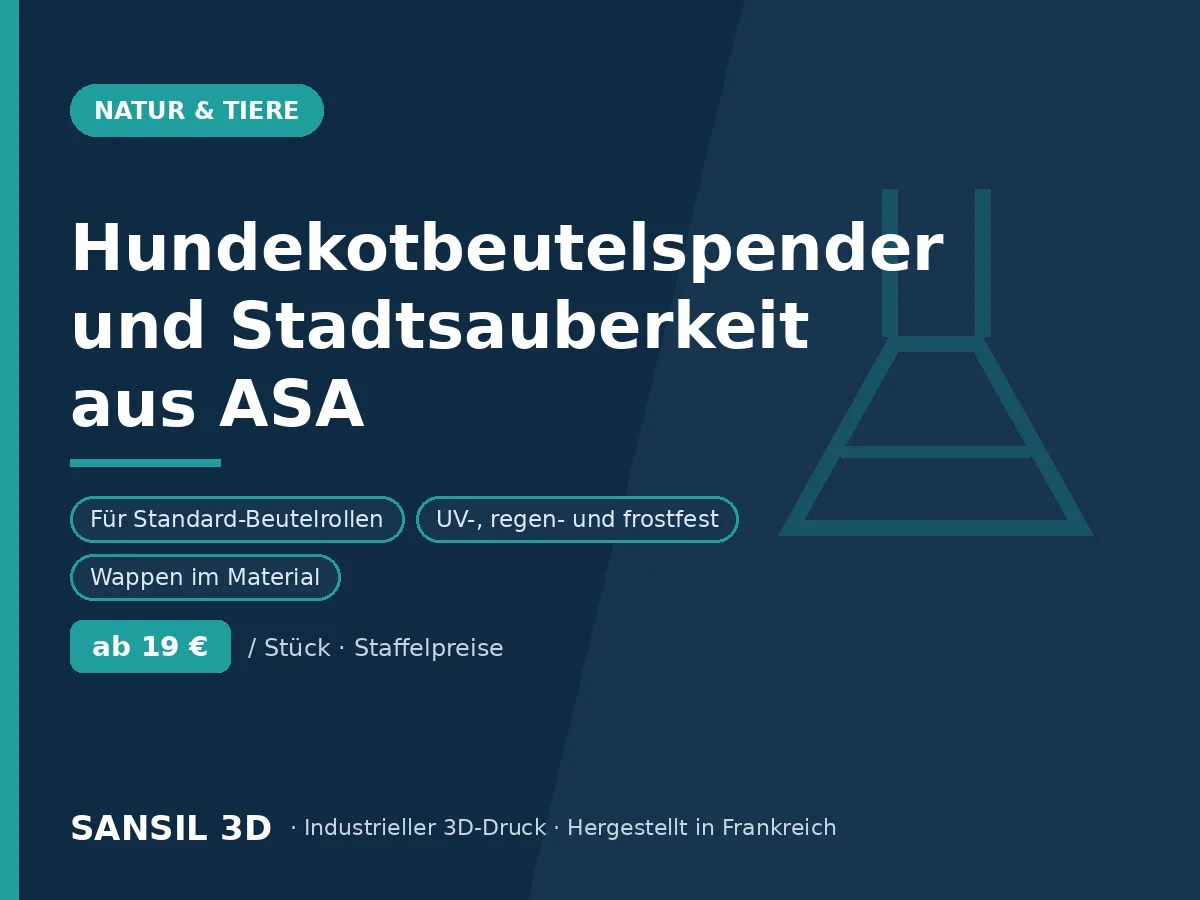 Hundekotbeutelspender und Stadtsauberkeit aus ASA
