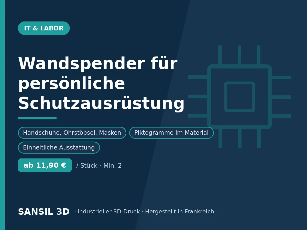 Wandspender für persönliche Schutzausrüstung