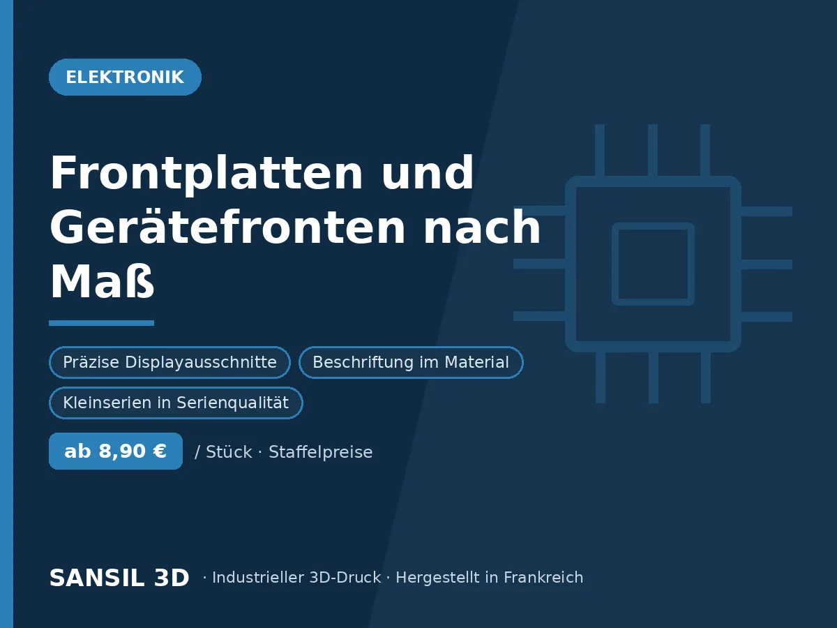 Individuelle Frontplatten und Gerätefronten