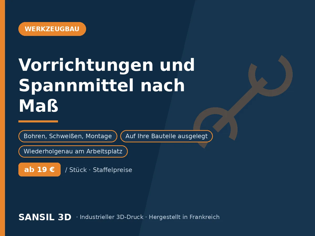 Bearbeitungsschablonen und Werkstückaufnahmen nach Maß (Jigs & Fixtures)