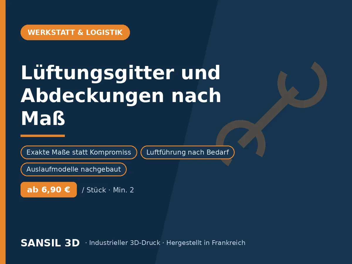 Lüftungsgitter und Lüftungsabdeckungen nach Maß