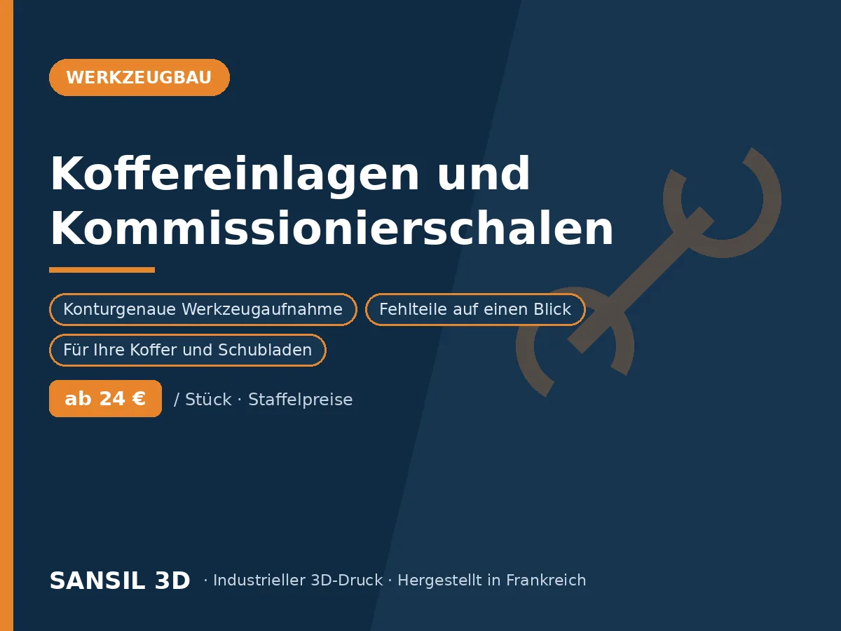 Schaumstoffersatz-Einlagen und Kitting-Einsätze für Koffer und Werkstattwagen