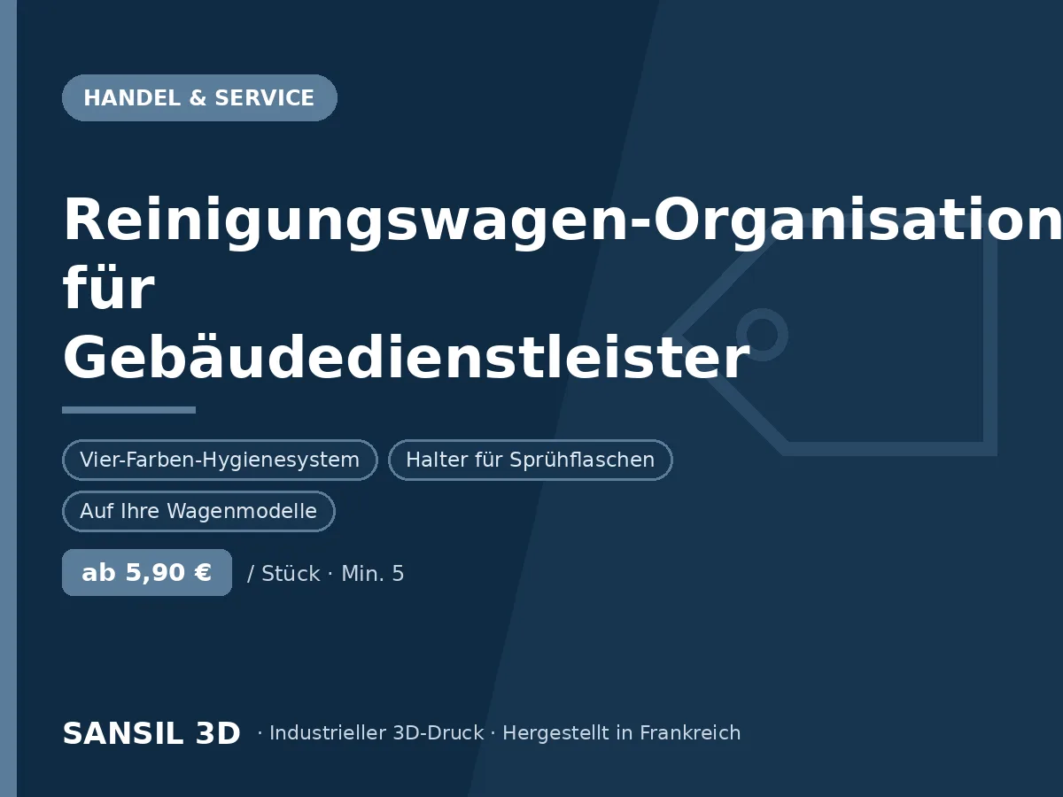Organisation von Reinigungswagen für Gebäudereiniger