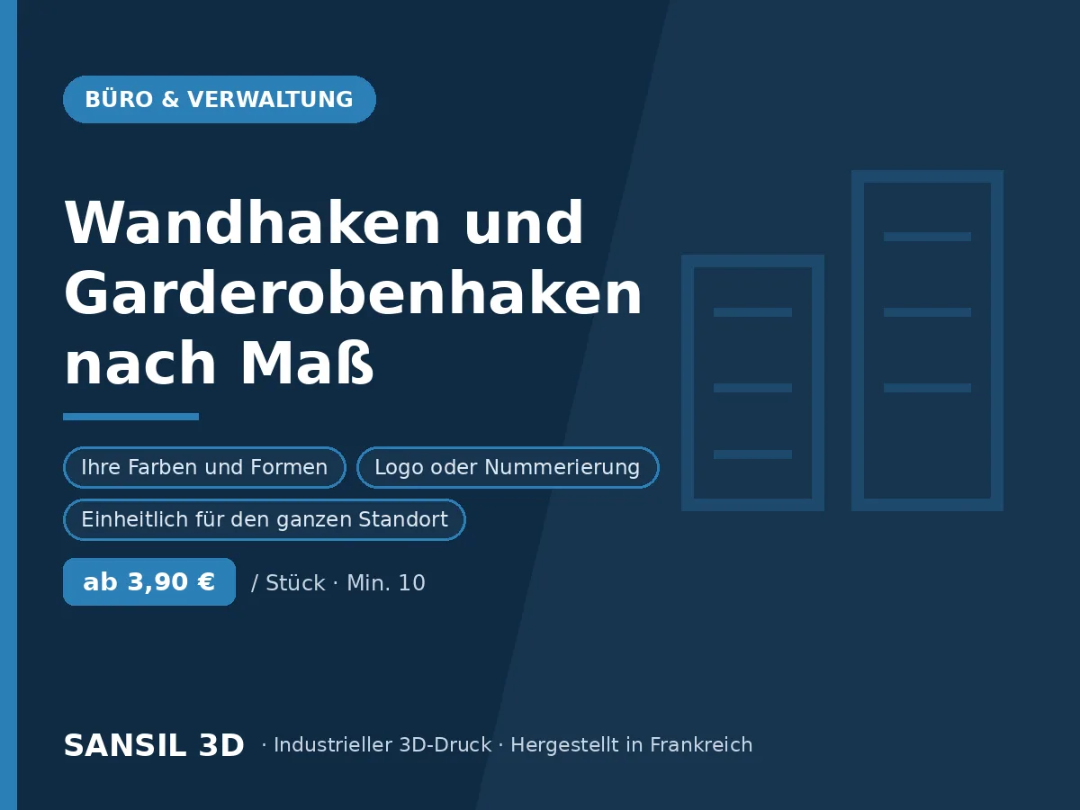Individuelle Wandhaken und Garderobenhaken