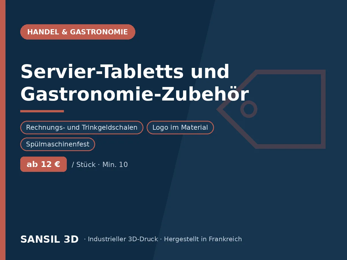 Servierplatten und individuelles Gastronomiezubehör