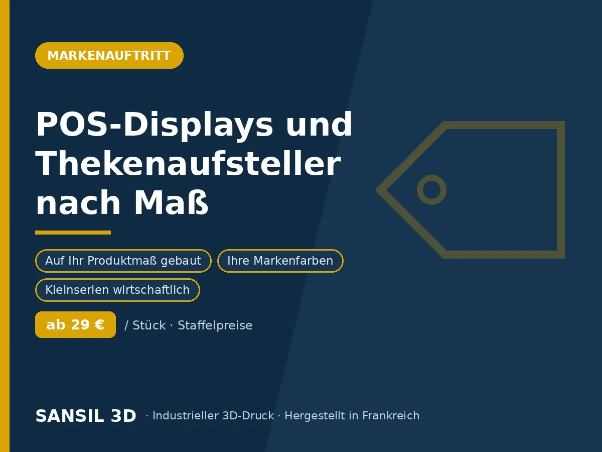 POS-Displays und Thekenaufsteller nach Maß
