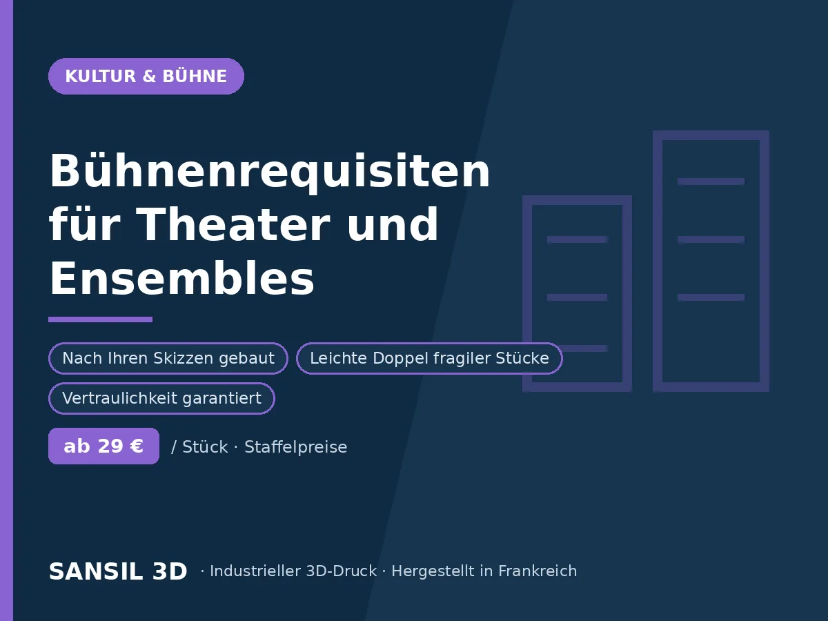 Requisiten und Bühnenzubehör für Theater und Ensembles