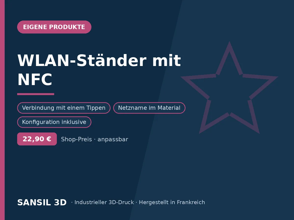 NFC-WLAN-Aufsteller