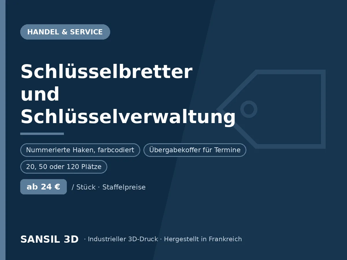 Schlüsselbretter und Lösungen zur Schlüsselverwaltung