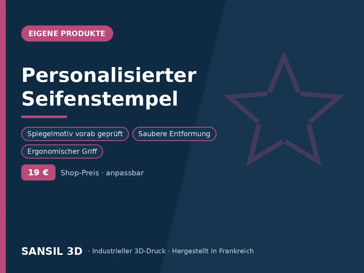 Individueller Seifenstempel