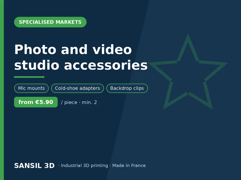 Photo and video studio accessories