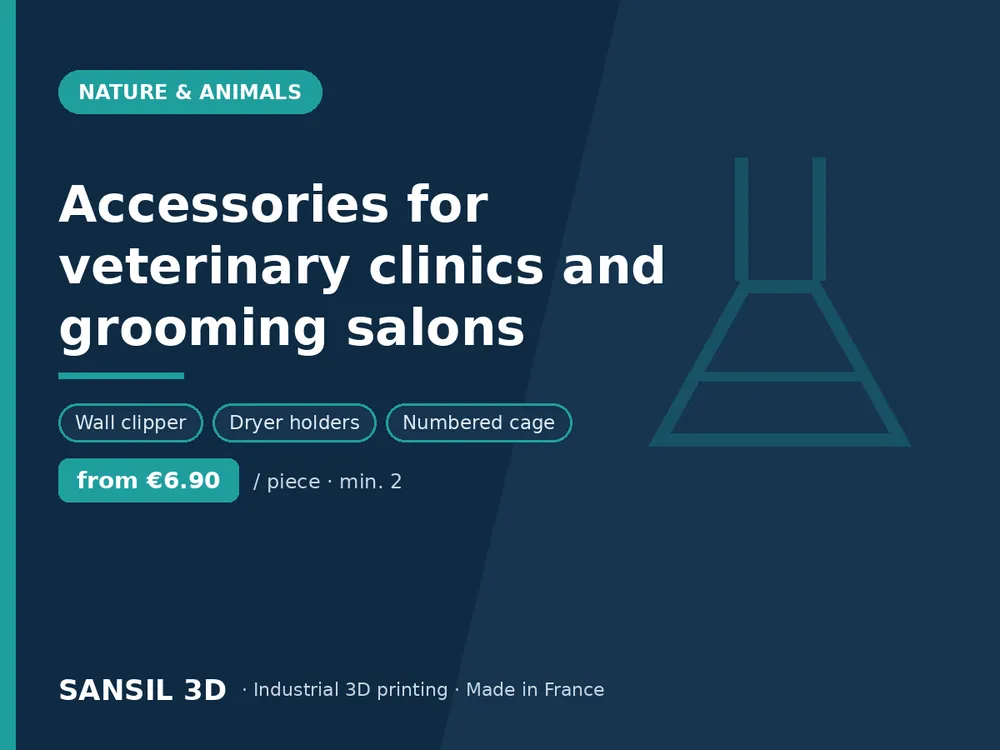 Accessories for veterinary clinics and grooming salons