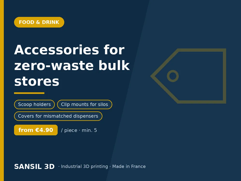 Accessories for zero-waste bulk stores
