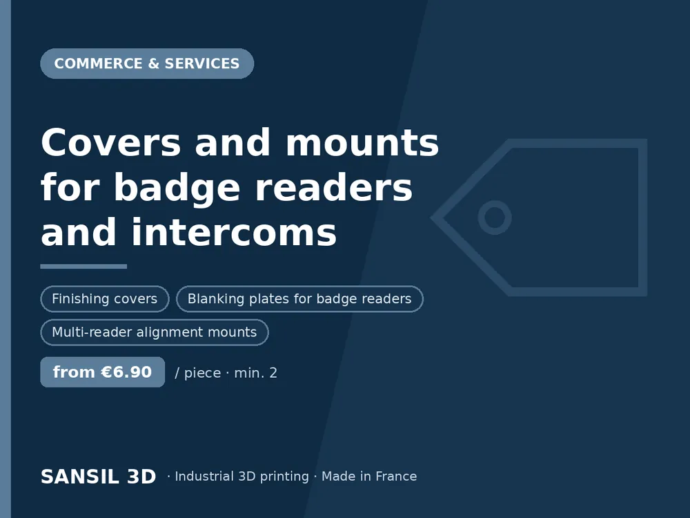 Covers and mounts for badge readers and intercoms