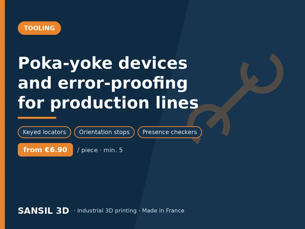 Poka-yoke devices and error-proofing for production lines