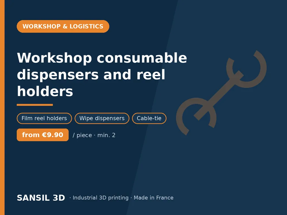 Workshop consumable dispensers and reel holders