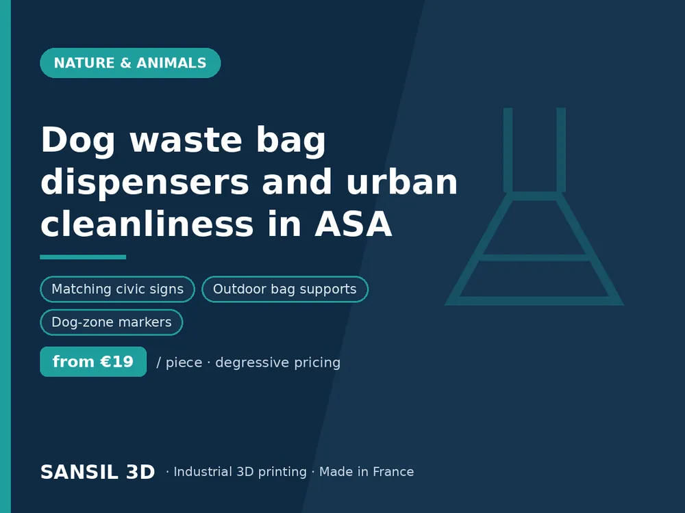 Dog waste bag dispensers and urban cleanliness in ASA