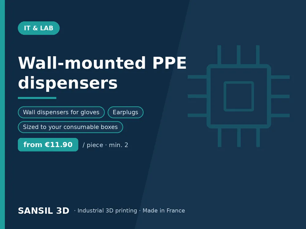 Wall-mounted PPE dispensers