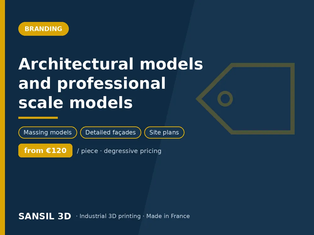 Architectural models and professional scale models
