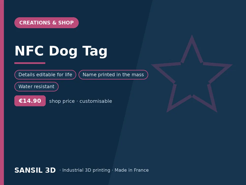 NFC Dog Tag