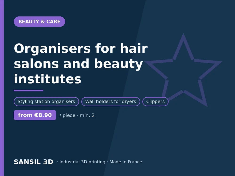 Organisers for hair salons and beauty institutes