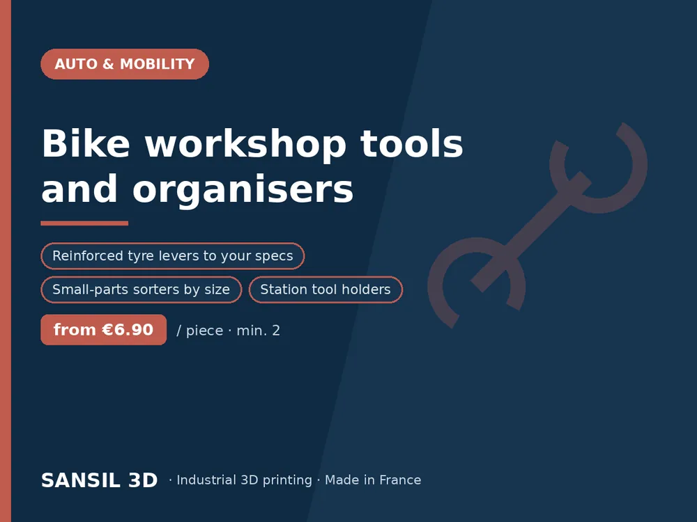 Bike workshop tools and organisers