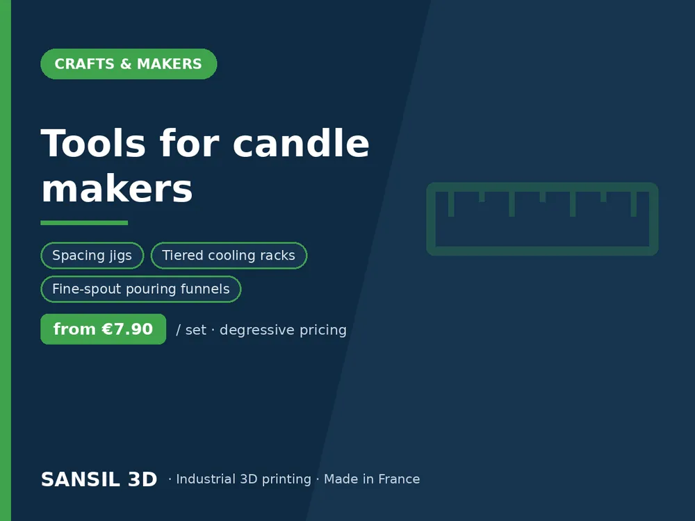 Tools for candle makers