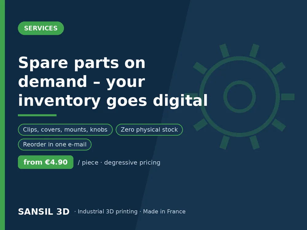 Spare parts on demand – your inventory goes digital