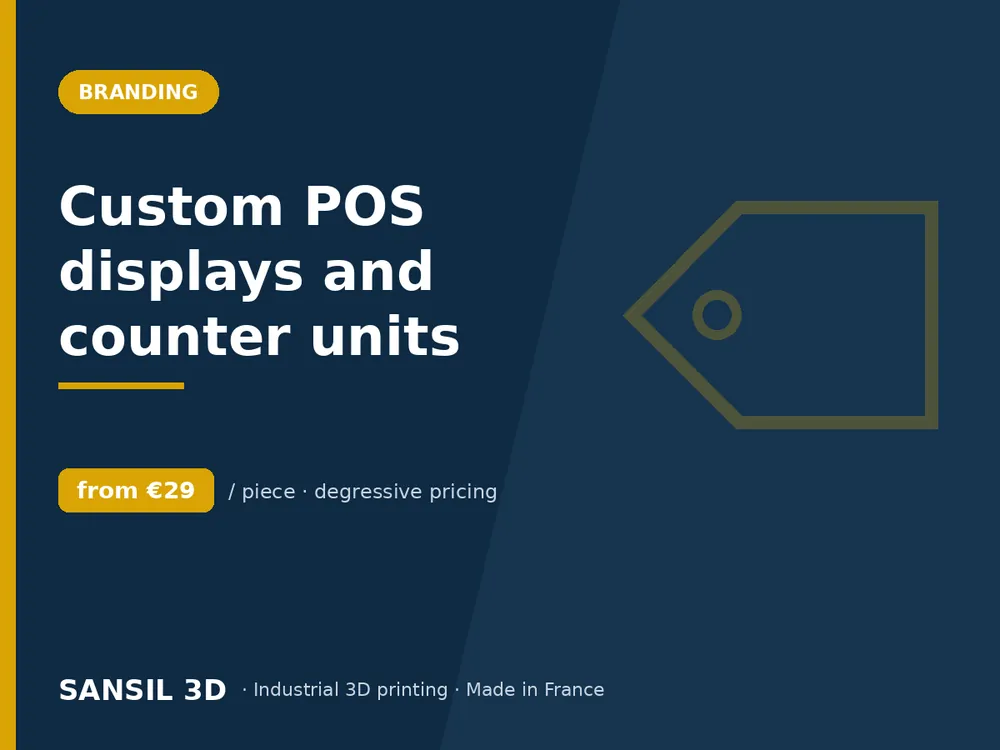 Custom POS displays and counter units